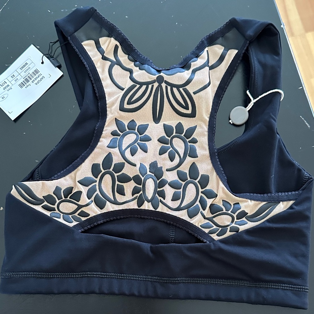 Everyday Black Racerback Sports Bra — Supportive Activewear